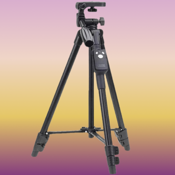 Универсальный штатив TriPod 3388/5776 0.50-1.35м 3 секции Bluetooth пульт Чехол Черный