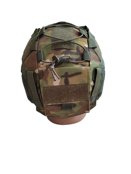 Кавер-чохол на тактичний шолом FAST універсальний з підсумком для АКБ