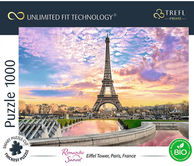 Puzzle Trefl Wieża Eiffla Paryż Francja 68 x 48 cm 1000 elementów (5900511106930)