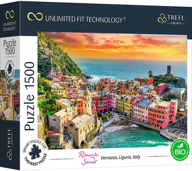 Puzzle Trefl Romantic Vernazza Liguria Italy 85 x 58 cm 1500 elementów (5900511261967)