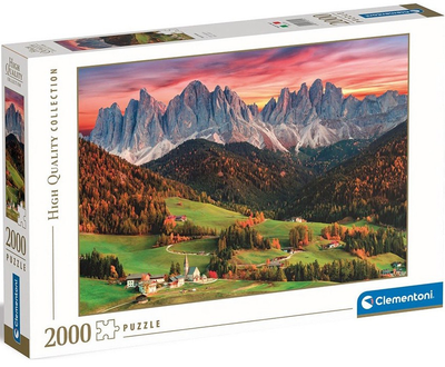 Puzzle Clementoni Panorama High Quality Collection Val Di Funes 97.5 x 66.8 cm 2000 elementów (8005125325702)