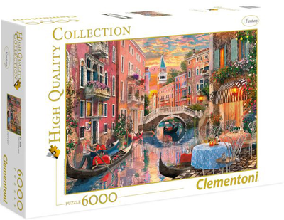 Puzzle Clementoni Venicen Evening Sunset 169 x 119 cm 6000 elementów (8005125365241)