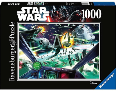 Пазл Ravensburger Star Wars X-Wing Cockpit 70 x 50 см 1000 деталей (4005556169191)