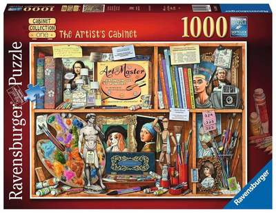 Пазл Ravensburger The Artists Cabinet 70 x 50 см 1000 деталей (4005556149971)