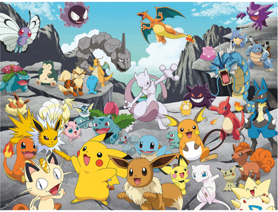 Puzzle Ravensburger Pokemon Classics 80 x 60 cm 1500 elementow (4005556167845)