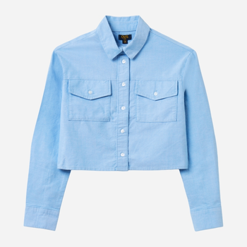 Koszula młodzieżowa dziewczęca jeansowa OVS 1860487 146 cm Niebieska (8051017203894)