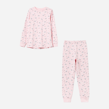 Piżama dziecięca (bluza + spodnie) OVS 1892492 128 cm Różowa (8052147148239)