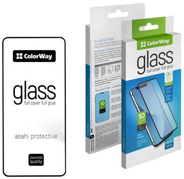 Захисне скло ColorWay 9H FC Glue для Samsung Galaxy S24 Ultra Black (CW-GSFGSG928-BK)