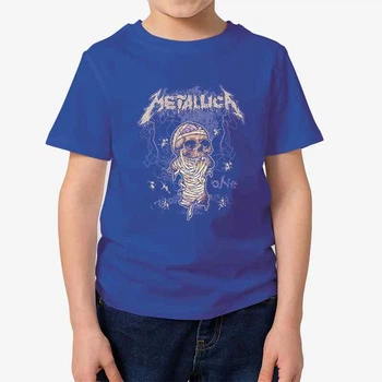 Футболка дитяча JHK "Metallica" 140 см Синій (MD-30-398-36-23)