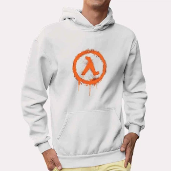 Худі чоловіче JHK "Half Life" M Білий (MD-26-1596-19-11)