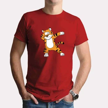 Футболка чоловіча JHK "Тигр деб" XXL Червоний (MD-25-965-28-13)
