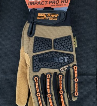 Тактичні рукавички Mechanix Wear Body Guard Impact Pro HD Series 362 XXL