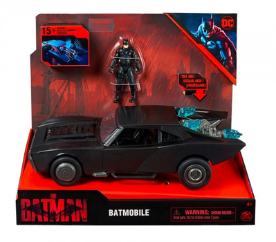 Pojazd Spin Master DC Batman Batmobile z figurką do zabawy (778988366301)