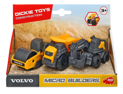 Набір будівельної техніки Dickie Toys Construction Volvo 5 шт (4006333060991)