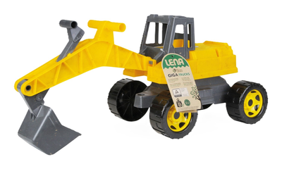 Екскаватор Lena Eco Giga Trucks Жовтий 65 см (4006942894307)