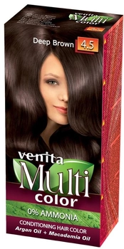 Farba do włosów Venita MultiColor pielęgnacyjna 4.5 Ciemny Brąz (5902101513654)