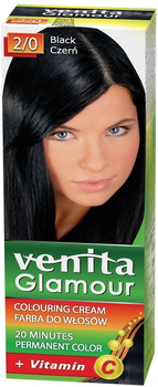 Farba do włosów Venita Glamour 2/0 Czerń (5902101605113)