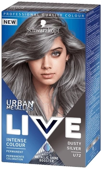 Farba do włosów Schwarzkopf Live Urban Metallic U72 Dusty Silver (9000101234138)