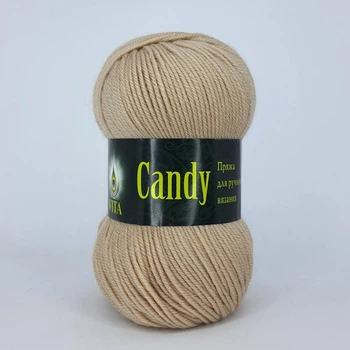 Пряжа шерстяная Vita Candy 2518 беж