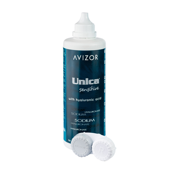 Unica Sensetive \ 350 мл \ Розчин для лінз \ Avizor (без упаковки с контейнером)