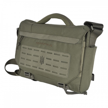 Сумка адміністративна Acropolis тактична портфель військовослужбовця для документів та ноутбука 15" хакі (СКГ-1)