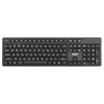 Клавиатура 2E KS260 WL EN/UKR Black