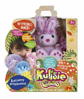 Інтерактивна м'яка іграшка Epee Kulisie Plush Pink Rabbit (8591945094268)