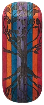 Дека для фингерборда Workers FB Tree Color Stripe Org Red Medium Popsicle 38 mm