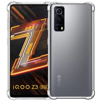 TPU чохол GETMAN Ease logo посилені кути для Vivo iQOO Z3