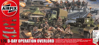 Сборная модель 1/76 Operation Overlord в День Д Стартовый набор Airfix A50162A