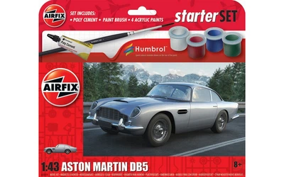 Сборная модель 1/43 автомобиль Aston Martin DB5 Стартовый набор Airfix A55011