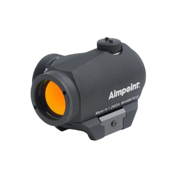 Коллиматорный прицел (коллиматор) Aimpoint Micro H-1 Red Dot - 2 MOA. Цвет: Черный, AIMP200018