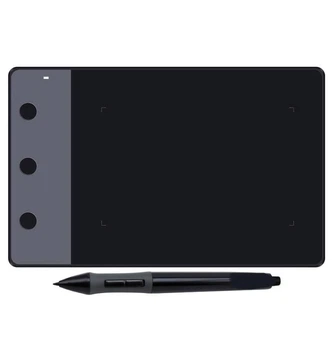 Графічний планшет для малювання HUION H420 з цифровим стилусом, чорний (75748686)
