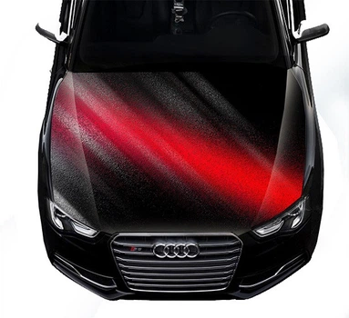 Наклейка на капот ARB 3D TUNING STUDIO Абстракция Лучи 1500х1200х0.080мм