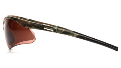 Окуляри захисні ProGuard Pmxtreme Camo (bronze) Anti-Fog, коричневі в камуфляжній оправі