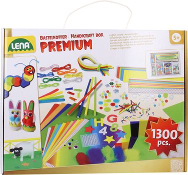 Zestaw kreatywny Lena Premium Robótki ręczne 1300 elementów (4006942878901)