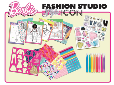 Набір для творчості Lisciani Barbie Sketch Book Style Icon (9788833512839)