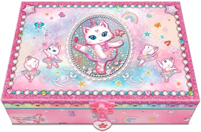Zestaw kreatywny Pulio Pecoware Cat Ballerina w pudełku z pamiętnikiem (5907543778265)