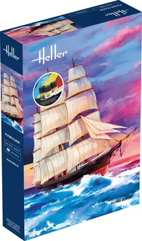 Сборная модель 1/200 клипер Flying Cloud Стартовый набор Heller 56830