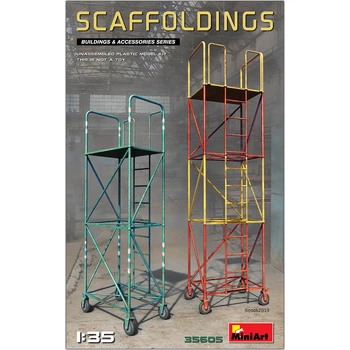 Сборная модель 1/35 лесов Scaffoldings MiniArt 35605