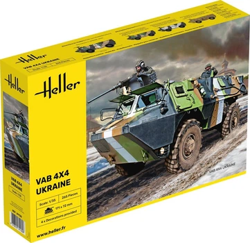 Сборная модель 1/35 бронированная машина Украины VAB 4x4 Ukraine Heller 81130