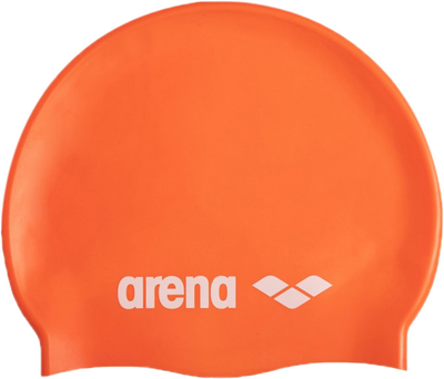 Шапочка для плавання Arena Classic Silicone (91662-106) Уні OSFM Помаранчева (3468336977651)