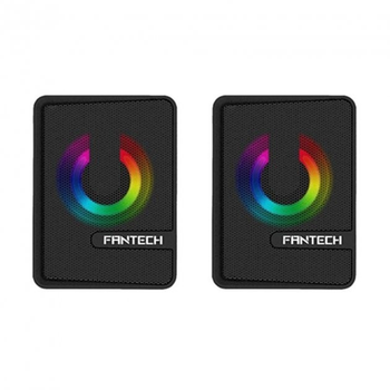 Компьютерные колонки с RGB подсветкой Fantech GS203 Beat Пластик