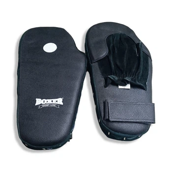 Лапы кикбоксерские BOXER кожа черные