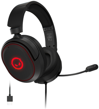Навушники Lorgar Kaya 460 Gaming RGB USB Black (LRG-GHS460)