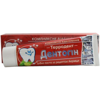 Зубна паста Triuga Дентогін Терродент 100 г (4820164640449)