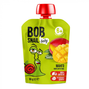Детское пюре Bob Snail Улитка Боб Манго 90 г (4820219343844)