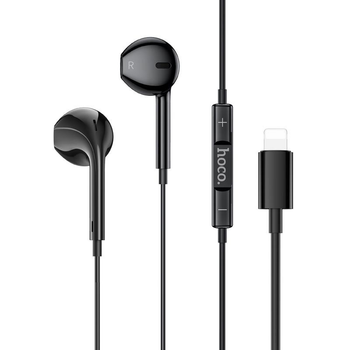 Навушники Hoco Lightning для iPhone 7|8|X|11|12|13|14 (black)