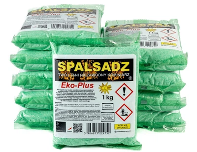 Spalsadz Eko Plus 1 кг x 10 шт средство для чистки дымоходов порошок катализатор