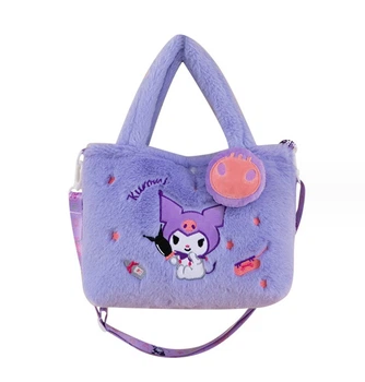 Сумка Куромі Kuromi Hello Kitty аніме плюшева Фіолетова